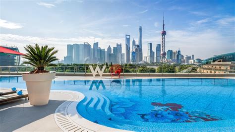 10 Hotels with Rooftop Pool in Shanghai .